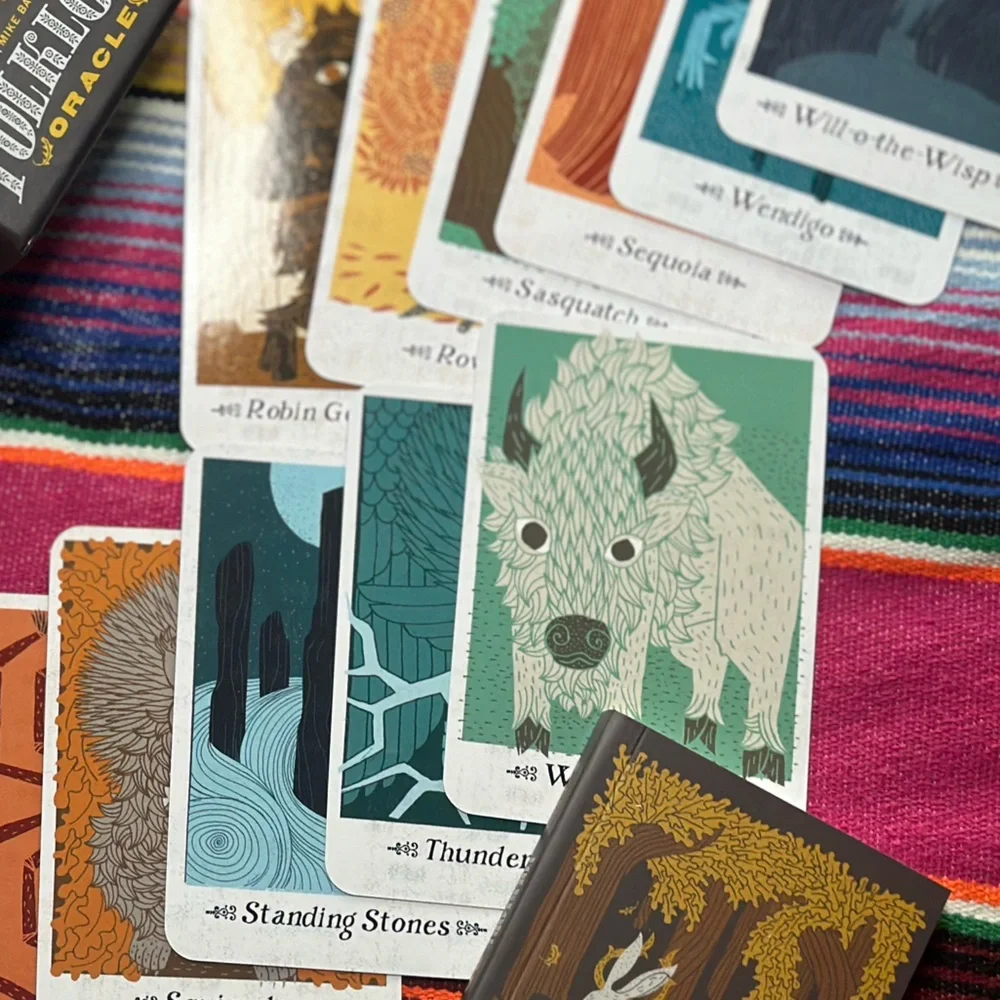 ✨ Folklore Oracle Deck – Illustrated by Mike Bass | 60-Card Set + Guidebook - Picture 7 of 13